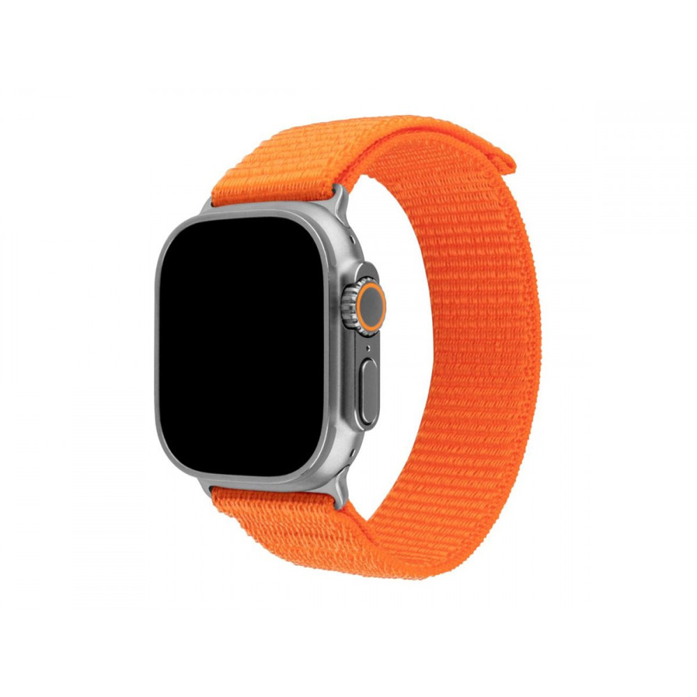 Fixed | Sporty Strap for Apple Watch Ultra 49mm | 160-210 mm | Watch strap | Orange | Nylon