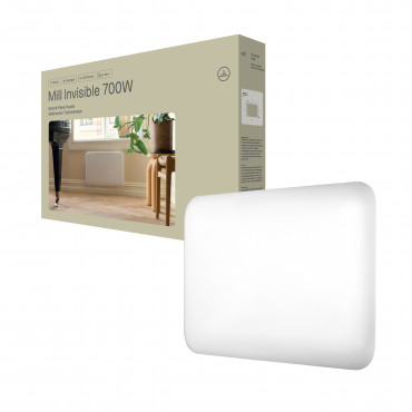 Mill Invisible Heater | IB700DN | Panel Heater | 700 W | Suitable for rooms up to 9-12 m | White | IPX4