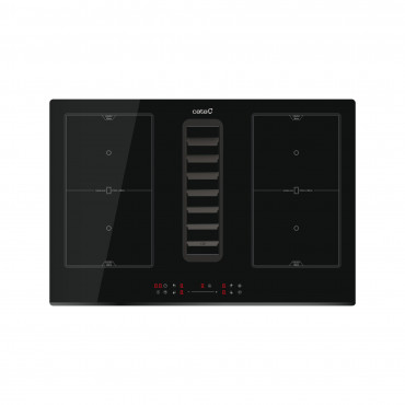 CATA Venting Hob | IAS 7024 | Induction | Number of burners/cooking zones 4 | Slider | Black | CATA | Hob with Hood | IAS 7024 |