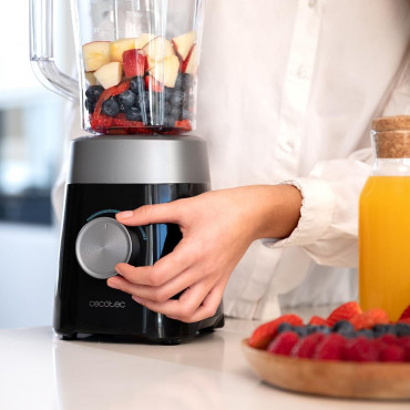 Cecotec Blender | Power Black Titanium 1300MAX B | Tabletop | 1300 W | Jar material Plastic | Jar capacity 1.5 L | Ice crushing 