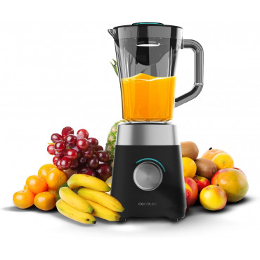 Cecotec Blender | Power Black Titanium 1300MAX B | Tabletop | 1300 W | Jar material Plastic | Jar capacity 1.5 L | Ice crushing 