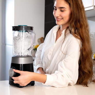 Cecotec Blender | Power Black Titanium 1300MAX B | Tabletop | 1300 W | Jar material Plastic | Jar capacity 1.5 L | Ice crushing 