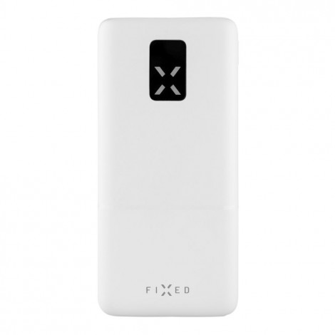 Fixed Power bank Zen 20 with LCD display and PD 20W output | FIXZEN-20-WH | 20000 mAh | White