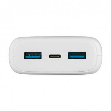 Fixed Power bank Zen 20 with LCD display and PD 20W output | FIXZEN-20-WH | 20000 mAh | White
