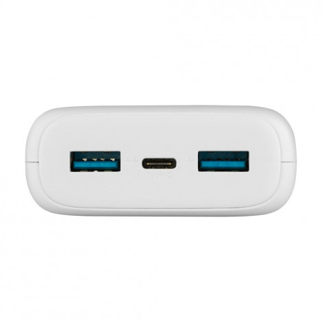 Fixed Power bank Zen 20 with LCD display and PD 20W output | FIXZEN-20-WH | 20000 mAh | White
