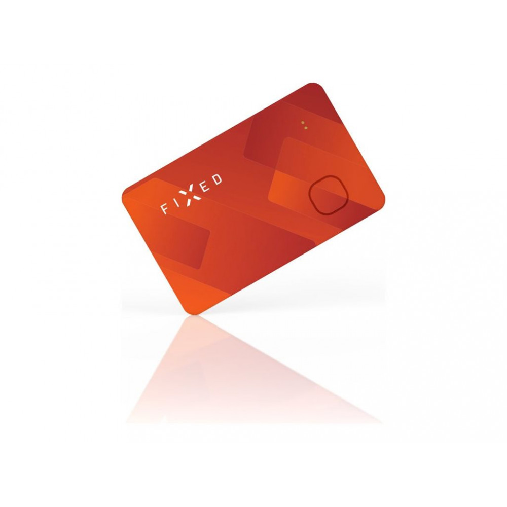 FIXED Tag Card with Find My support, orange | Fixed