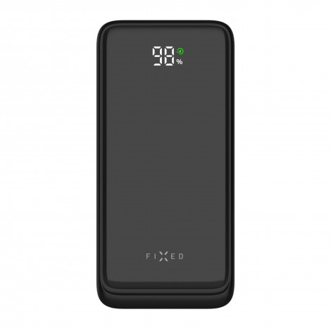 Fixed Power Bank Zen2 20 with LCD Display and PD 20W Output | 20000 mAh | Black