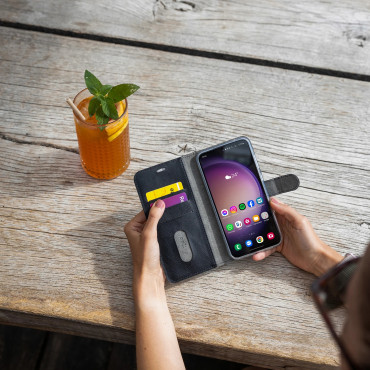 Fixed Opus | Back cover | Honor | Magic 8 Pro 5G | Synthetic leather | Black