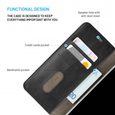 Fixed Opus | Book Case | Xiaomi | 17 Ultra | Synthetic leather | Black