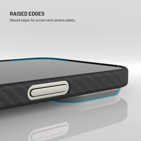 Fixed Back cover | Apple | iPhone 17 | Aramid fibers | Black | MagVelar with MagSafe