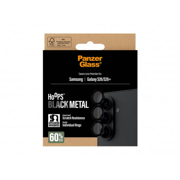 PanzerGlass Hoops Camera Lens Protector Black Samsung New Galaxy S26 | S26 Plus | PanzerGlass