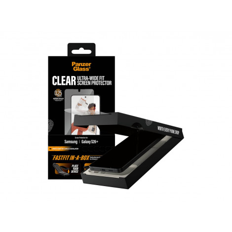 PanzerGlass Screen Protector Samsung New Galaxy S26 Plus | Ultra-Wide Fit w. FASTFIT IN-A-BOX | PanzerGlass