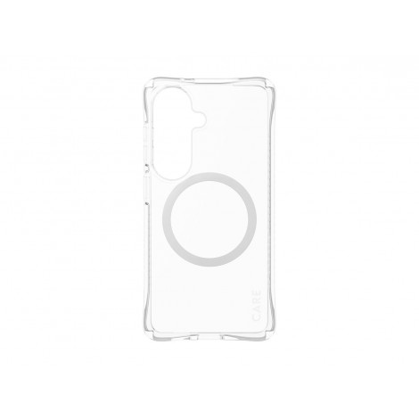 CARE by PanzerGlass Samba Case Transparent w. White Qi Samsung New Galaxy S26 | PanzerGlass