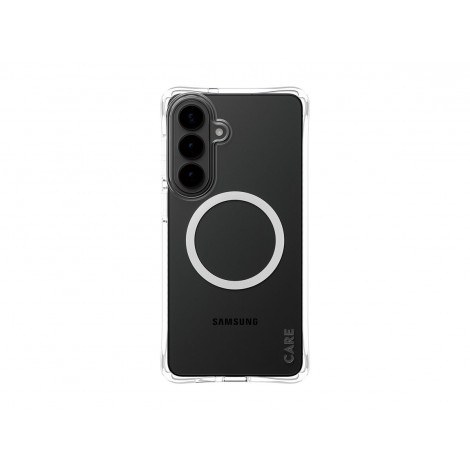 CARE by PanzerGlass Samba Case Transparent w. White Qi Samsung New Galaxy S26 Plus | PanzerGlass