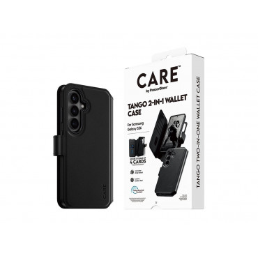 CARE by PanzerGlass Tango 2-in-1 Wallet Case w. Qi Samsung New Galaxy S26 | PanzerGlass