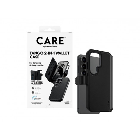 CARE by PanzerGlass Tango 2-in-1 Wallet Case w. Qi Samsung New Galaxy S26 Ultra | PanzerGlass