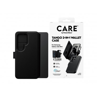 CARE by PanzerGlass Tango 2-in-1 Wallet Case w. Qi Samsung New Galaxy S26 Ultra | PanzerGlass