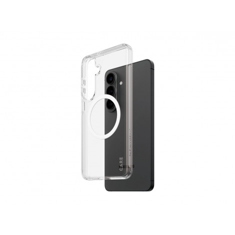 CARE by PanzerGlass Urban Explorer Case Transparent w. White Qi Samsung New Galaxy S26 Plus | PanzerGlass