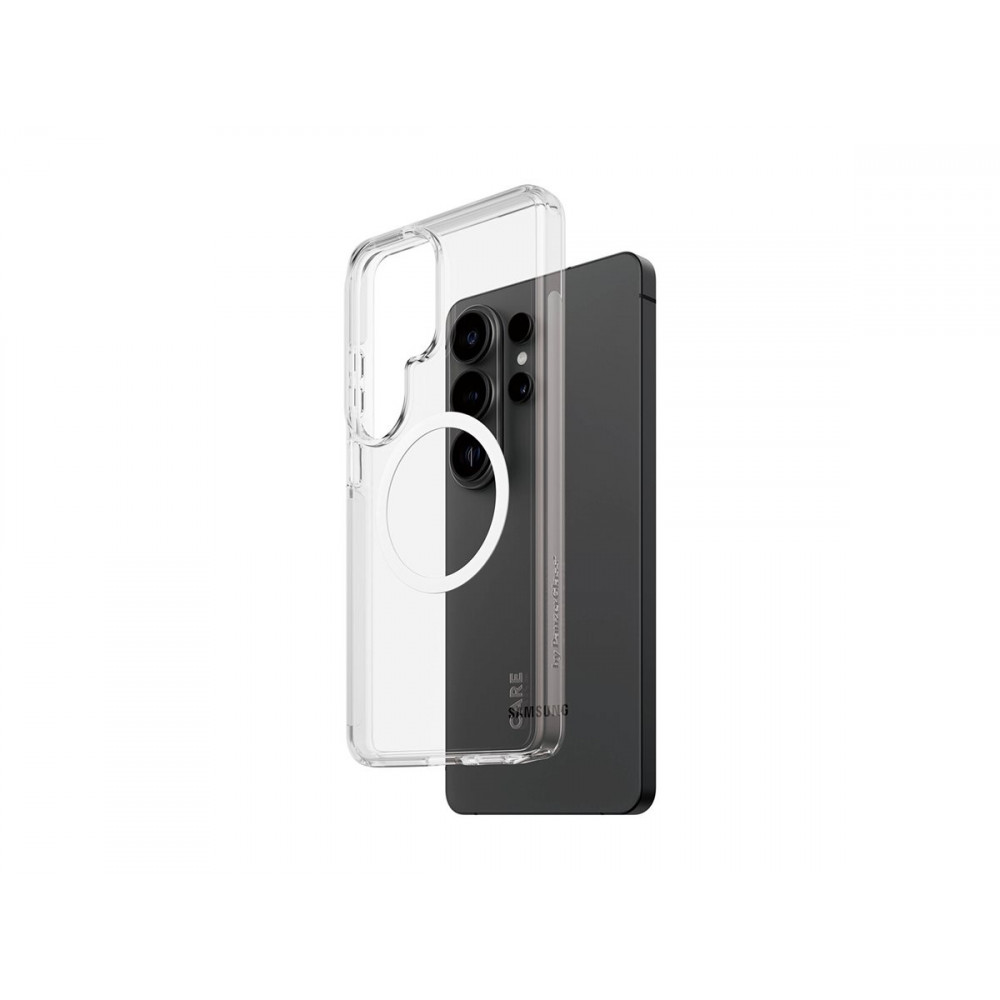 CARE by PanzerGlass Urban Explorer Case Transparent w. White Qi Samsung New Galaxy S26 Ultra | PanzerGlass