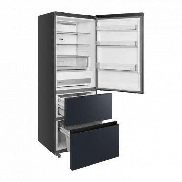 Midea Refrigerator | MDRB542BIE70 | Energy efficiency class Class E | Free standing | Height 191 cm | Combi | No Frost system | 