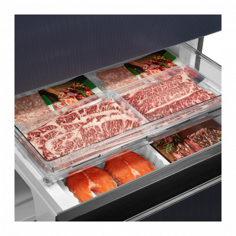 Midea Refrigerator | MDRB542BIE70 | Energy efficiency class Class E | Free standing | Height 191 cm | Combi | No Frost system | 