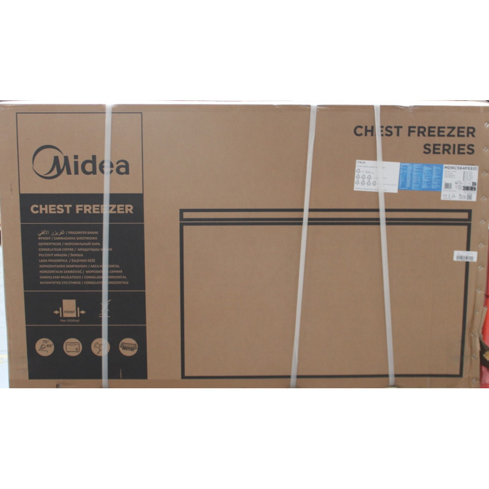 SALE OUT. Midea Freezer | MDRC564FEE01 | Energy efficiency class E | Chest | Free standing | Height 82.5 cm | Total net capacity