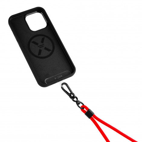 Fixed Universal Lanyard for Mobile Phones | Red