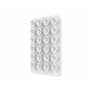 Fixed MagSafe holder with suction cups | Cup holder | Liquid silicone | White