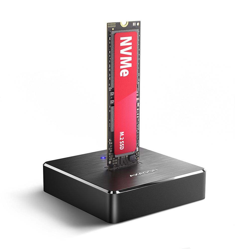 AXAGON | USB-C 10Gbps docking station for M.2 NVMe/SATA SSD | ADSA-M2C11