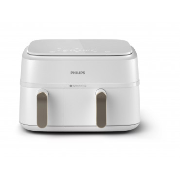 Philips Double basket Airfryer | NA353/10 3000 series | Power 2750 W | Capacity 9 L | Rapid Air Plus | White
