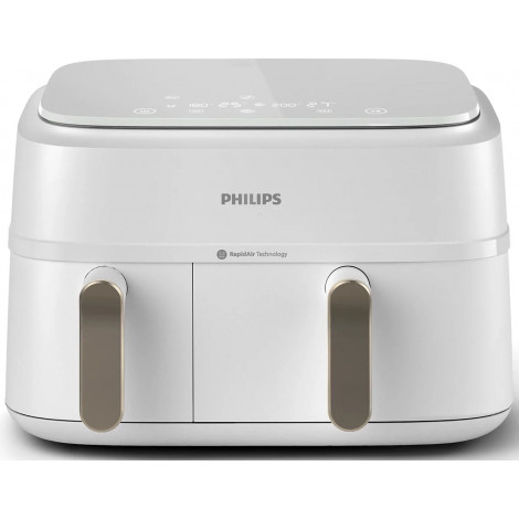 Philips Double basket Airfryer | NA353/10 3000 series | Power 2750 W | Capacity 9 L | Rapid Air Plus | White