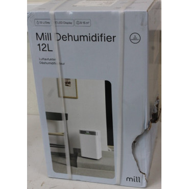 SALE OUT. Mill MDH12 Dehumidifier, 12L/day, for rooms 8-15 m , LED Display, White | SALE OUT. | Mill Dehumidifier | MDH12 | Powe