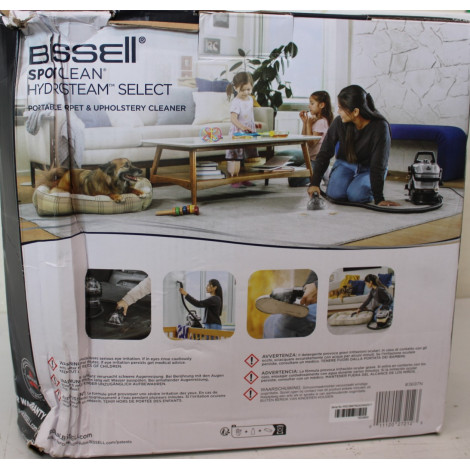 SALE OUT. Bissell SpotClean HydroSteam Select | Bissell Portable Carpet and Upholstery Cleaner | SpotClean HydroSteam Select | C