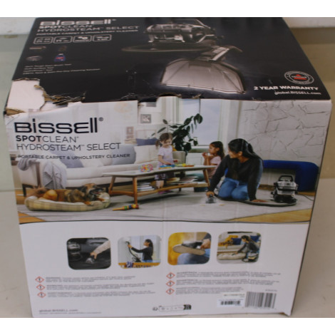 SALE OUT. Bissell SpotClean HydroSteam Select | Bissell Portable Carpet and Upholstery Cleaner | SpotClean HydroSteam Select | C