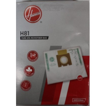 SALE OUT. | Hoover Pure Epa microfiber Vacuum cleaner bags | H81, | White | DAMAGED PACKAGING