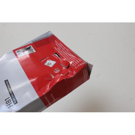 SALE OUT. | Hoover Pure Epa microfiber Vacuum cleaner bags | H81, | White | DAMAGED PACKAGING