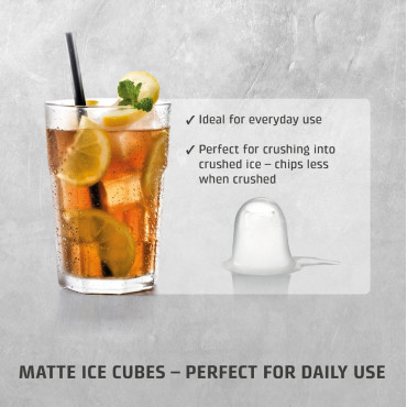 Caso Ice Cube Maker | Clear Ice Advanced | Power 130 W | Capacity 1.5 L | Matt Black