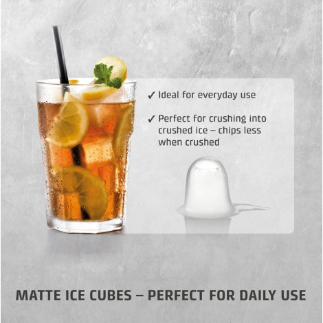 Caso Ice Cube Maker | Clear Ice Advanced | Power 130 W | Capacity 1.5 L | Matt Black