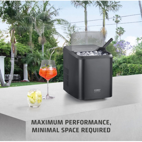 Caso Ice Cube Maker | Clear Ice Advanced | Power 130 W | Capacity 1.5 L | Matt Black