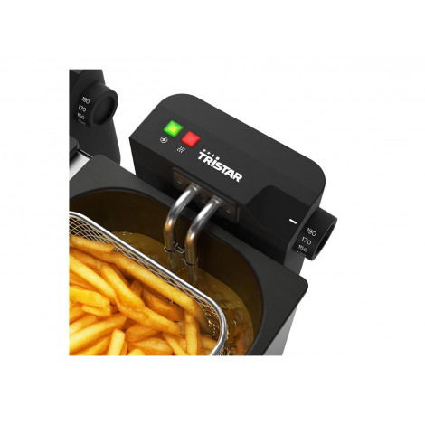 Tristar Double deep fryer | FR-9342 | Power 3600 W | Capacity 6 L | Silver