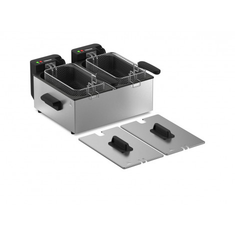 Tristar Double deep fryer | FR-9342 | Power 3600 W | Capacity 6 L | Silver