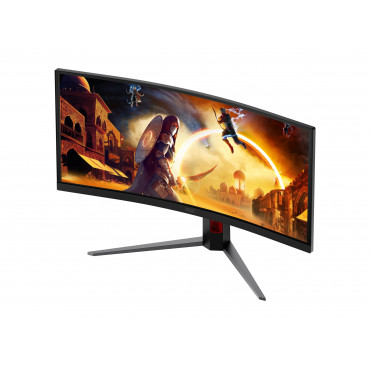 AOC CU34G4CA | 34 " | Fast VA | WQHD | 21:9 | 180 Hz | 1 ms | 3440 x 1440 pixels | 450 cd/m | HDMI ports quantity 2 | Black