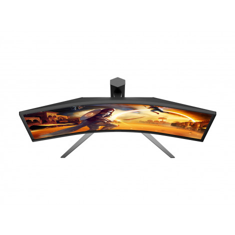 AOC CU34G4CA | 34 " | Fast VA | WQHD | 21:9 | 180 Hz | 1 ms | 3440 x 1440 pixels | 450 cd/m | HDMI ports quantity 2 | Black