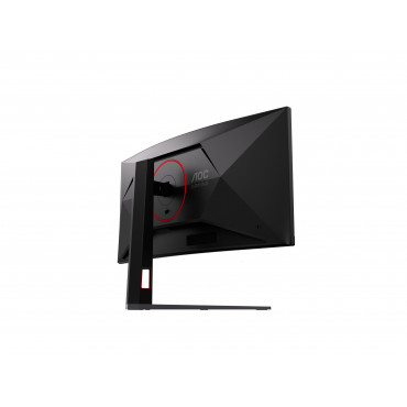 AOC CU34G4CA | 34 " | Fast VA | WQHD | 21:9 | 180 Hz | 1 ms | 3440 x 1440 pixels | 450 cd/m | HDMI ports quantity 2 | Black