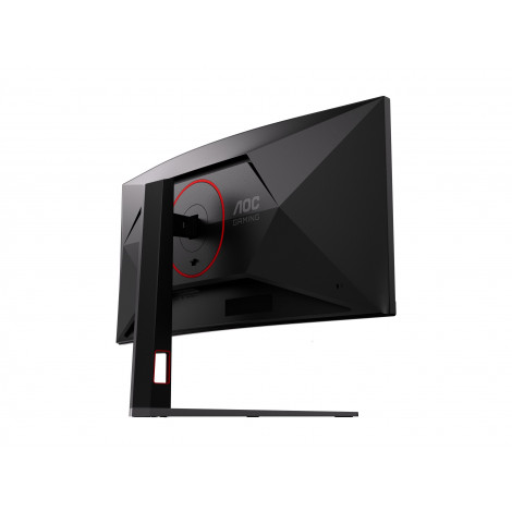AOC CU34G4CA | 34 " | Fast VA | WQHD | 21:9 | 180 Hz | 1 ms | 3440 x 1440 pixels | 450 cd/m | HDMI ports quantity 2 | Black