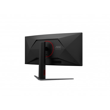 AOC CU34G4CA | 34 " | Fast VA | WQHD | 21:9 | 180 Hz | 1 ms | 3440 x 1440 pixels | 450 cd/m | HDMI ports quantity 2 | Black