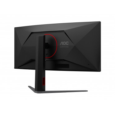 AOC CU34G4CA | 34 " | Fast VA | WQHD | 21:9 | 180 Hz | 1 ms | 3440 x 1440 pixels | 450 cd/m | HDMI ports quantity 2 | Black