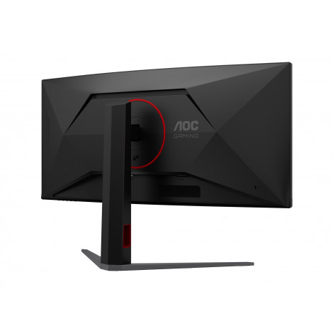 AOC CU34G4CA | 34 " | Fast VA | WQHD | 21:9 | 180 Hz | 1 ms | 3440 x 1440 pixels | 450 cd/m | HDMI ports quantity 2 | Black