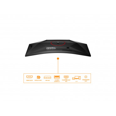 AOC CU34G4CA | 34 " | Fast VA | WQHD | 21:9 | 180 Hz | 1 ms | 3440 x 1440 pixels | 450 cd/m | HDMI ports quantity 2 | Black