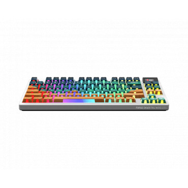 MSI FORGE GK600 TKL WIRELESS MARS | Gaming Keyboard | Wireless | US | Bluetooth | Wireless connection | Mechanical Linear